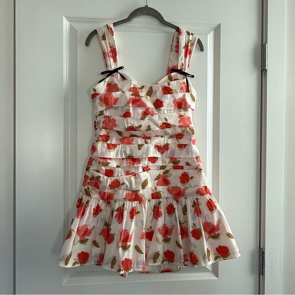FOR LOVE AND LEMONS Sarahi Floral Belted Layered Dress - Picture 5 of 10